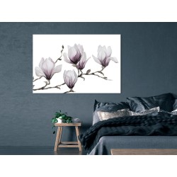 Leinwandbild - Painted Magnolias (1 Part) Wide