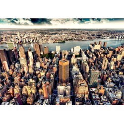 Fototapete - Birds Eye View of New York