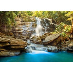 Fototapete - Waterfall in Chiang Mai, Thailand