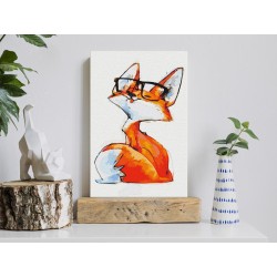 Malen nach Zahlen - Eyeglass Fox