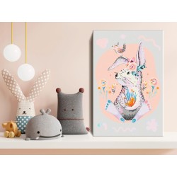 Malen nach Zahlen - Colourful Rabbit