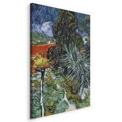 Leinwandbild - The Garden of Dr Gachet in Auvers (Vincent Van Gogh)