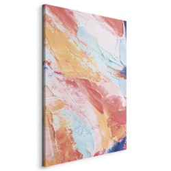 Leinwandbild - Spring Shades - A Colorful Mix of Warm and Cool Tones on Canvas