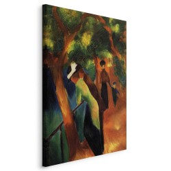 Leinwandbild - Sonniger Weg (August Macke)