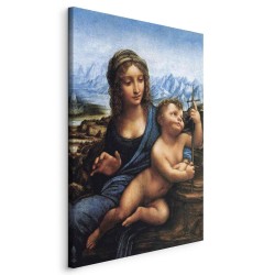 Leinwandbild - Madonna With a Distaff (Leonardo da Vinci)