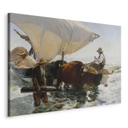 Leinwandbild - The Return from Fishing (Joaquín Sorolla y Bastida)