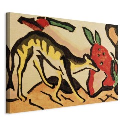 Leinwandbild - Fabeltier (Franz Marc)