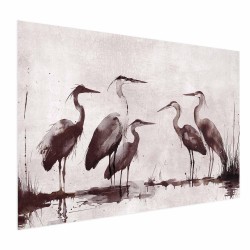 Poster - Poster - Herons Painted in Ink