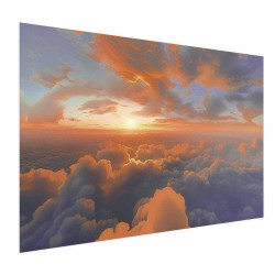 Poster - When Dawn Tickles the Clouds: A Color Show on the Morning Sky