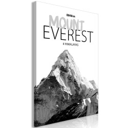 Leinwandbild - Mount Everest (1 Part) Vertical