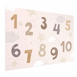 Poster - Numbers with Falling Snow