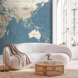 Fototapete - Vintage World Map