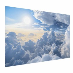 Poster - Symphony of Light: Sun and Clouds Playing Together on a Beautiful Sky