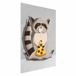 Poster - Raccoon Glutton