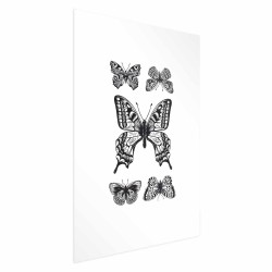 Poster - Five Butterflies