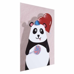 Poster - Panda with a Balloon