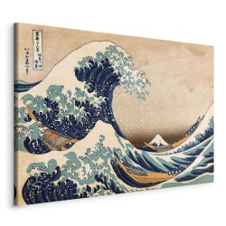 Leinwandbild - The Great Wave off Kanagawa (Reproduction)