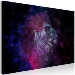 Leinwandbild - Cosmic Lion (1 Part) Wide