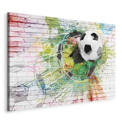 Leinwandbild - Colourful Sport (Football)