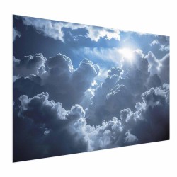 Poster - Lively Scene: The Sun Battling the Clouds