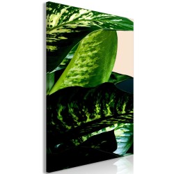 Leinwandbild - Dieffenbachia (1 Part) Vertical