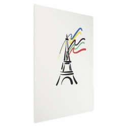 Poster - Eiffel Tower and Colors