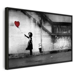 Leinwandbild - hope (Banksy)