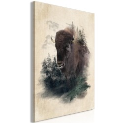 Leinwandbild - Stately Buffalo (1 Part) Vertical