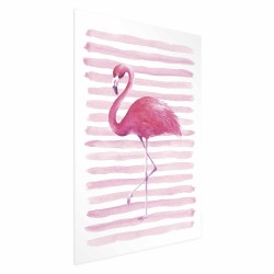 Poster - Poster - Flamingo and Stripes