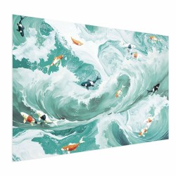 Poster - Poster - Fish and Waves