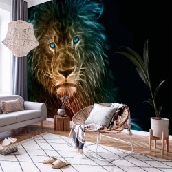 Fototapete - Abstract lion