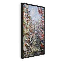 Leinwandbild - The Rue Montorgueil Paris Celebration of June (Claude Monet)