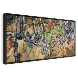 Leinwandbild - Tree roots (Vincent Van Gogh)