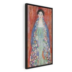 Leinwandbild - Portrait of Fräulein Lieser (Gustav Klimt)