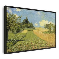 Leinwandbild - The Cornfield (near Argenteuil) (Alfred Sisley)