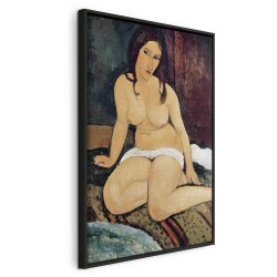 Leinwandbild - Seated Nude (Amedeo Modigliani)