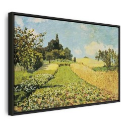 Leinwandbild - Wheat field (Alfred Sisley)