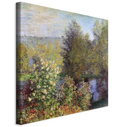 Leinwandbild - Coin de jardin à Montgeron (Claude Monet)