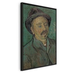 Leinwandbild - Portrait of a oneeyed man (Vincent Van Gogh)