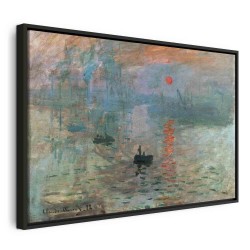 Leinwandbild - Impression, Sunrise - Claude Monet’s Painted Landscape of the Port