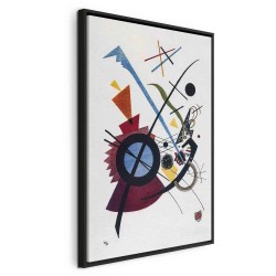 Leinwandbild - Primary Colors - Kandinsky’s Geometric Abstraction (Wassily Kandinsky)