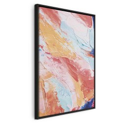 Leinwandbild - Spring Shades - A Colorful Mix of Warm and Cool Tones on Canvas