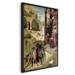 Leinwandbild - StJames and the Magician (Hieronim Bosch)