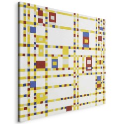 Leinwandbild - Broadway Boogie Woogie (Piet Mondrian)