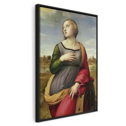 Leinwandbild - St Catherine of Alexandria (Rafael Santi)