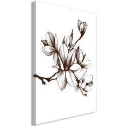 Leinwandbild - Renaissance Magnolias (1 Part) Vertical