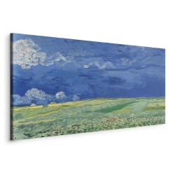 Leinwandbild - Wheatfield under Thunderclouds