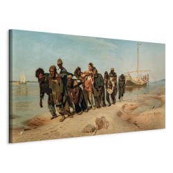 Leinwandbild - Barge Haulers on the Volga