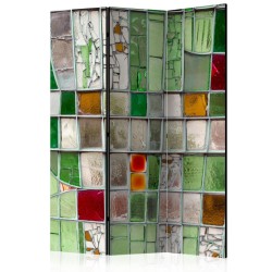 Paravent - Emerald Stained Glass