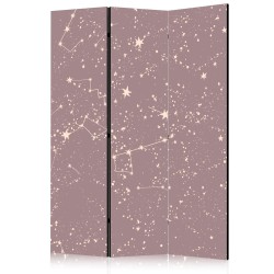 Paravent - Night Sky - Artistic Constellations and Stars in Pastel Shades